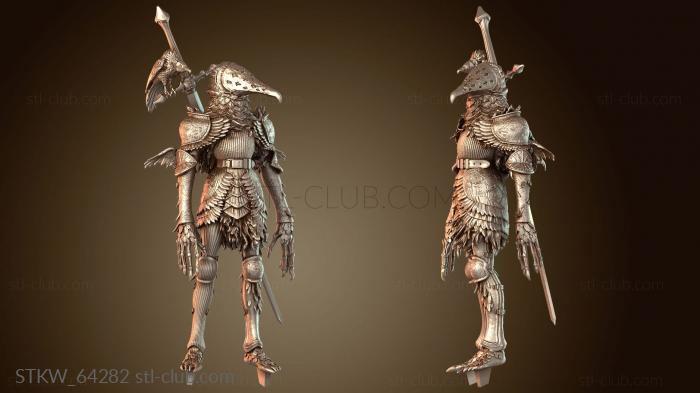 Military Броня пугала, миниатюра ворона