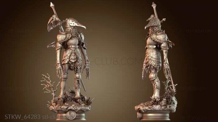 Military Миниатюрный Вой Пугало Доспех