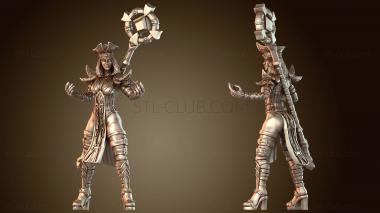 3D модель Женский кастинг на роль инквизитора в монастыре Алого ордена (STL)