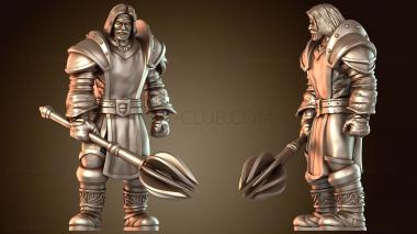 3D модель Паладин-командир Монастыря Алого ордена (STL)