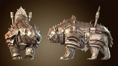 3D модель Остроконечные доспехи со скипетром (STL)