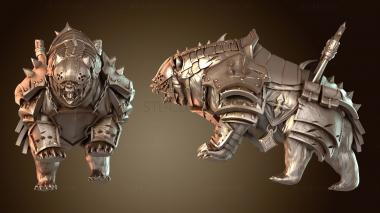 3D модель Доспехи сторожевой башни со скипетром (STL)