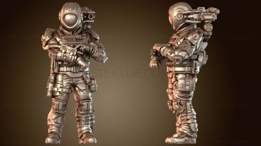 3D модель Научно-фантастический Союз Вооружённых Сил Передовые Люди (STL)