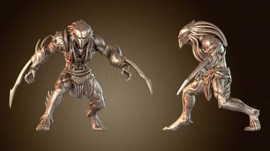 3D модель Научно-фантастический Белый Ворон Убийца Охотник за Черепами (STL)