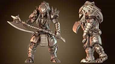 3D модель Научная фантастика. Великий старейшина клана Белого Ворона. (STL)