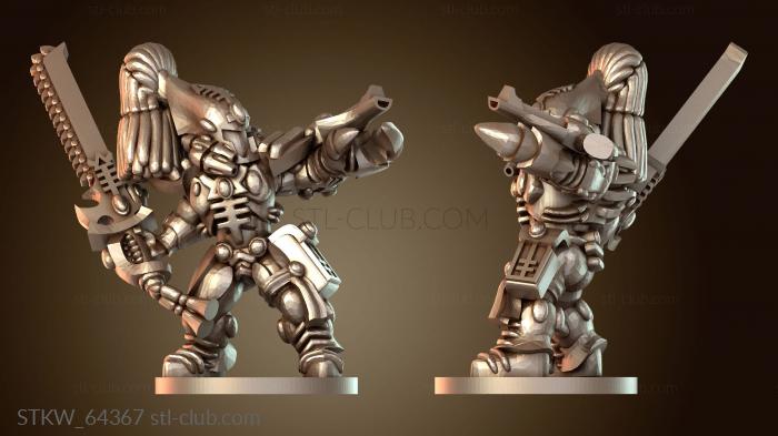 Military Воин-скорпион, вооруженный когтями, мужчина