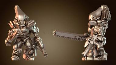 3D модель Женщина-Скорпион-Воин (STL)