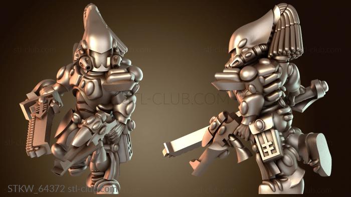 Military Скорпион-воин-мужчина