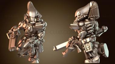 3D модель Скорпион-воин-мужчина (STL)