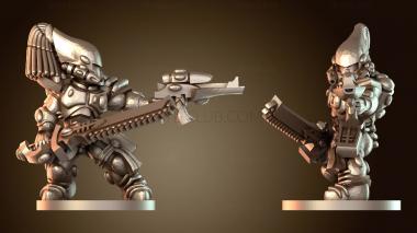 3D модель Скорпион-воин Брутальный мужчина (STL)