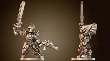 3D модель Воин-Скорпион, ветеран-мужчина (STL)