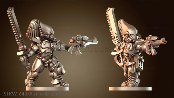 Military Скорпион-воин, скрытный самец