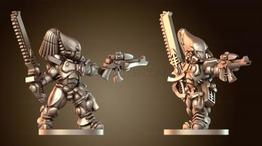 3D модель Скорпион-воин, скрытный самец (STL)