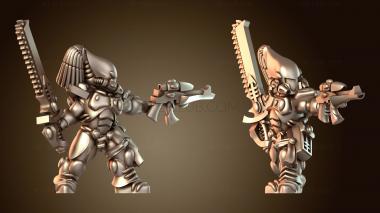 3D модель Скорпион-воин-страж (STL)