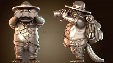 3D модель Разведчик с биноклем (STL)