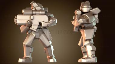 3D модель Разведчик с болтером (STL)