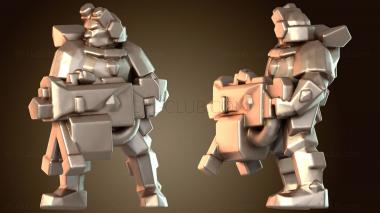 3D модель Разведчик с болтерной винтовкой (STL)