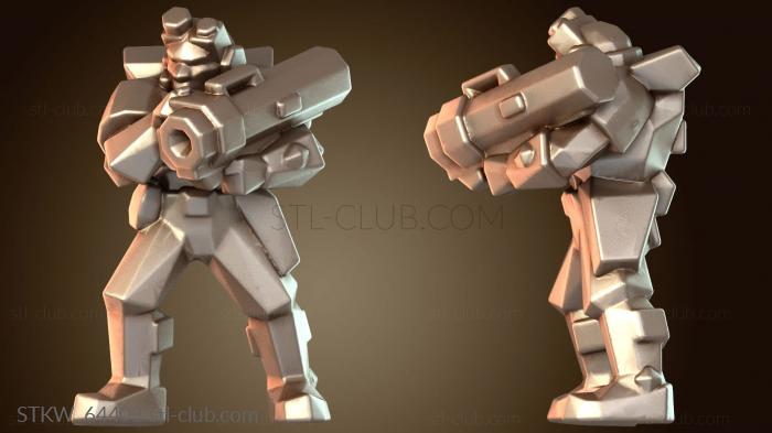 Разведчик с ракетой