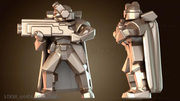 Разведывательный дробовик с замаскированными ружьями