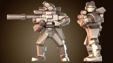 3D модель Разведчик-снайпер (STL)