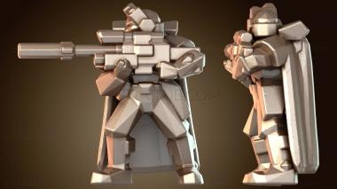 3D модель Разведчик-снайпер Замаскированный (STL)