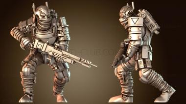 3D модель Разведчики с карабином (STL)