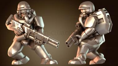 3D модель Скауты, зачисленные в ряды скаутов (STL)