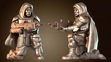 3D модель Скауты-мужчины, прицеливание (STL)