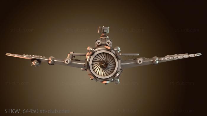 Military Реактивный истребитель из металлолома