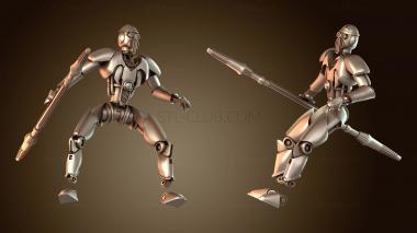 3D модель Дроиды-стражи кос (STL)