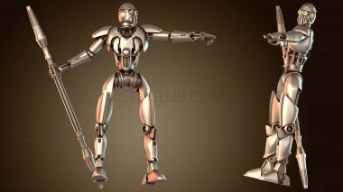 3D модель Лидер дроидов-стражей косы (STL)