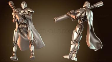 3D модель Замаскированная пусковая установка дроидов-стражей «Коса» (STL)