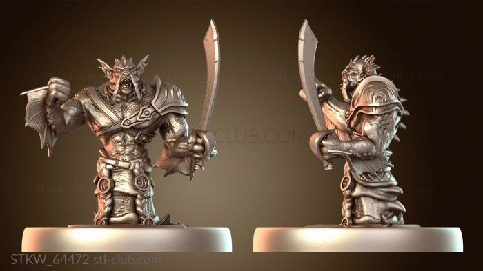 Military Морской конек-русал с мечом