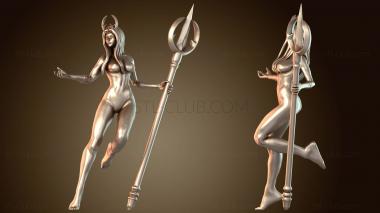 3D модель Соблазнительный ангел с крыльями (STL)