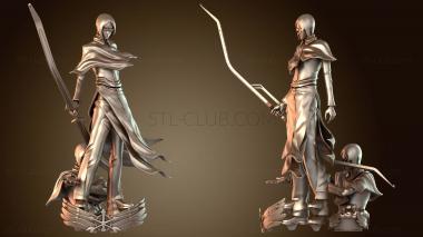 3D модель Секаи Исида и бюст (STL)