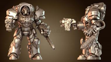 3D модель Sentinels Primus III Warhammer Персонаж Паладин Дальний бой (STL)