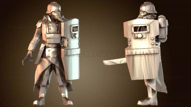 3D модель Сержант Щитмен Ближний бой (STL)