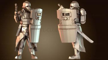 3D модель Сержант Щитмен Пистолет (STL)