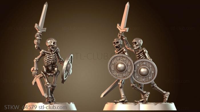 Military Сетти Скелет Воин