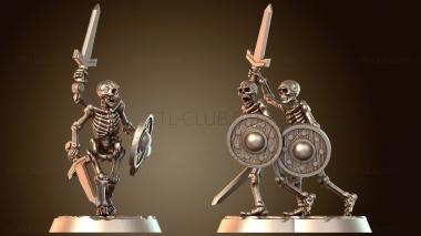 3D модель Сетти Скелет Воин (STL)