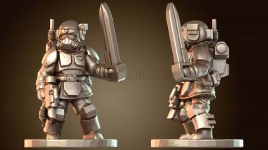 3D модель Полевой сержант Непреклонный (STL)