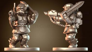 3D модель Боевой сержант (STL)