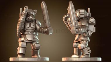 3D модель Пехотный сержант (STL)