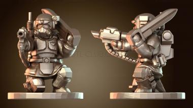 3D модель Сержант Блэкстил (STL)