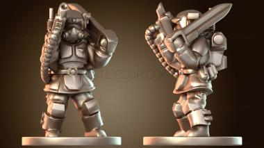 3D модель Сержант Кейн (STL)