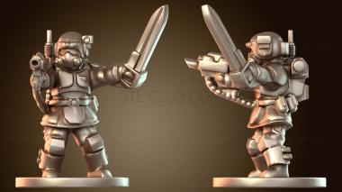 3D модель Сержант Лукан (STL)