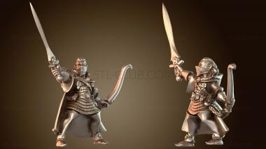 3D модель Теневой эльф-воин (STL)