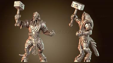 3D модель Шаман с булавой (STL)