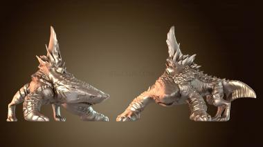 3D модель Собака, знающая об акулах (STL)