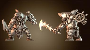 3D модель Акулья народная грубая атака (STL)